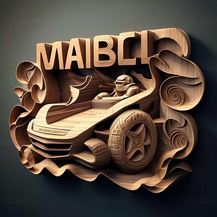3D модель Гра Mario Kart 8 Mercedes Benz (STL)